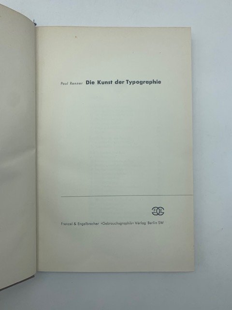 Die Kunst der Typographie